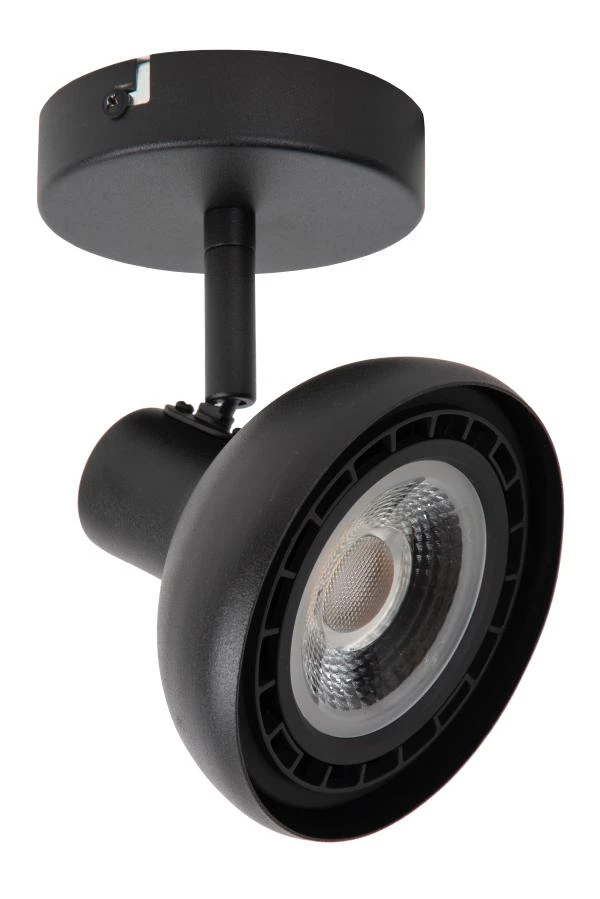 Lucide SENSAS - Ceiling spotlight - 1xGU10 (ES111) - Black - turned off